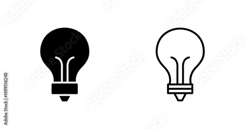Lightbulb Vector Icon
