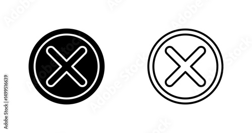 Cross Vector Icon