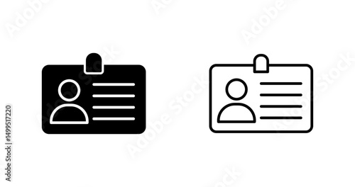 Id Card Vector Icon