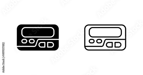 Pager Vector Icon