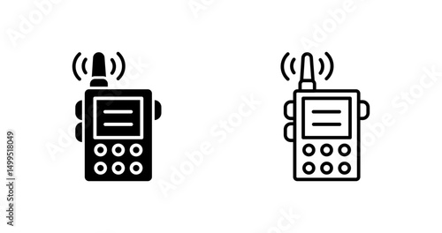 Emergency Radio Vector Icon