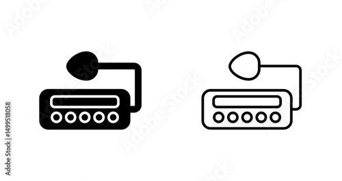 Taxi Radio Vector Icon