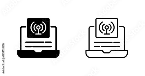 Intrusion Detection System Vector Icon