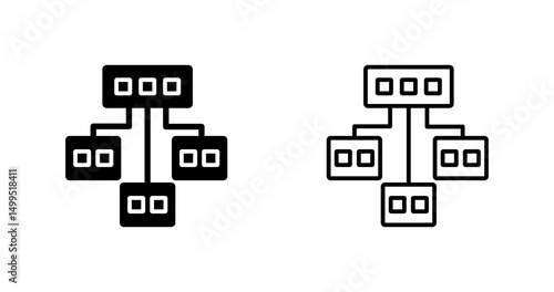 Network Virtualization Vector Icon