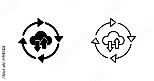 Continuous Deployment Vector Icon