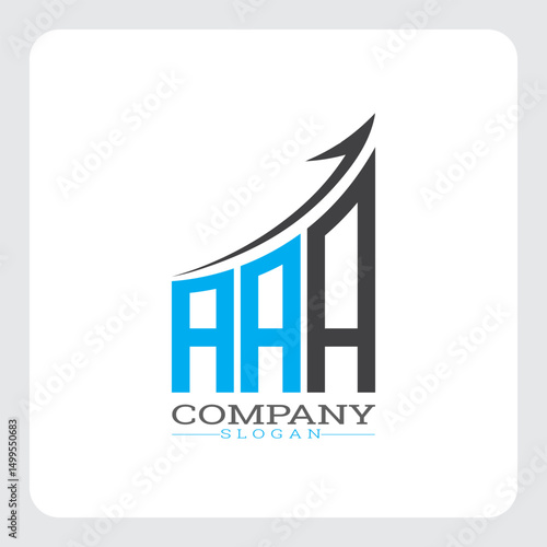 AAA Company Logo Design Growth vector,
AAA Upward Arrow Business Success Logo vector,
Corporate Branding AAA Logo Concept vector,
AAA Modern Financial Growth Chart Logo vector,