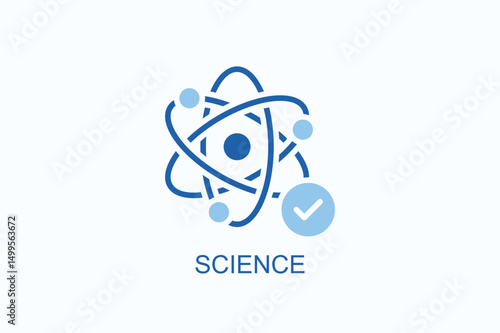 Science Icon Or Logo Isolated Vector Illustration