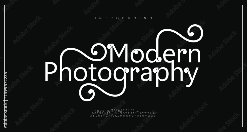 Luxury wedding alphabet letters font and number. Typography elegant classic lettering serif fonts decorative vintage retro with tails concept. vector illustration Luxury wedding alphabet letters font and number. Typography elegant classic lettering serif fonts decorative vintage retro with tails concept. vector illustration