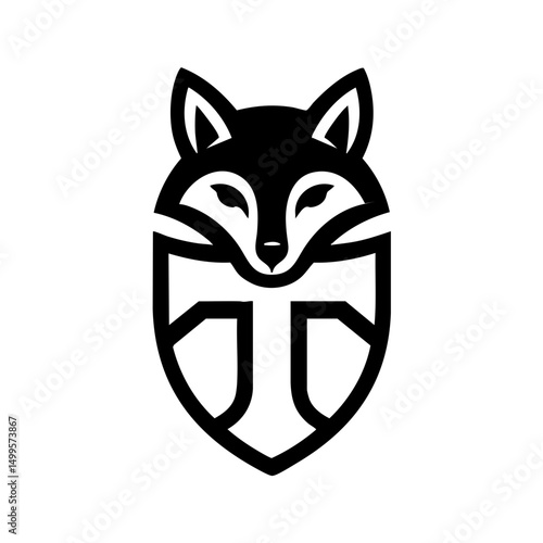 The Fox and Letter T Logo Icon Symbol Emblem