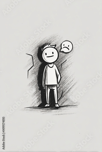 Cracks in the shadow — the silent message behind a simple smile
