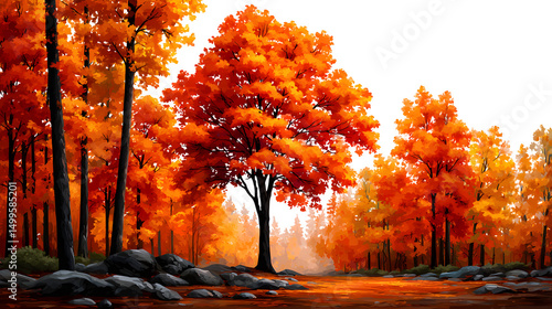 autumn in the forest