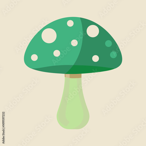 vector illustration of mushroom