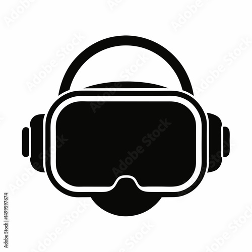vector illustration of headphones
