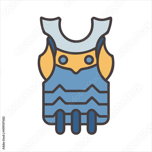vector illustration of a shield