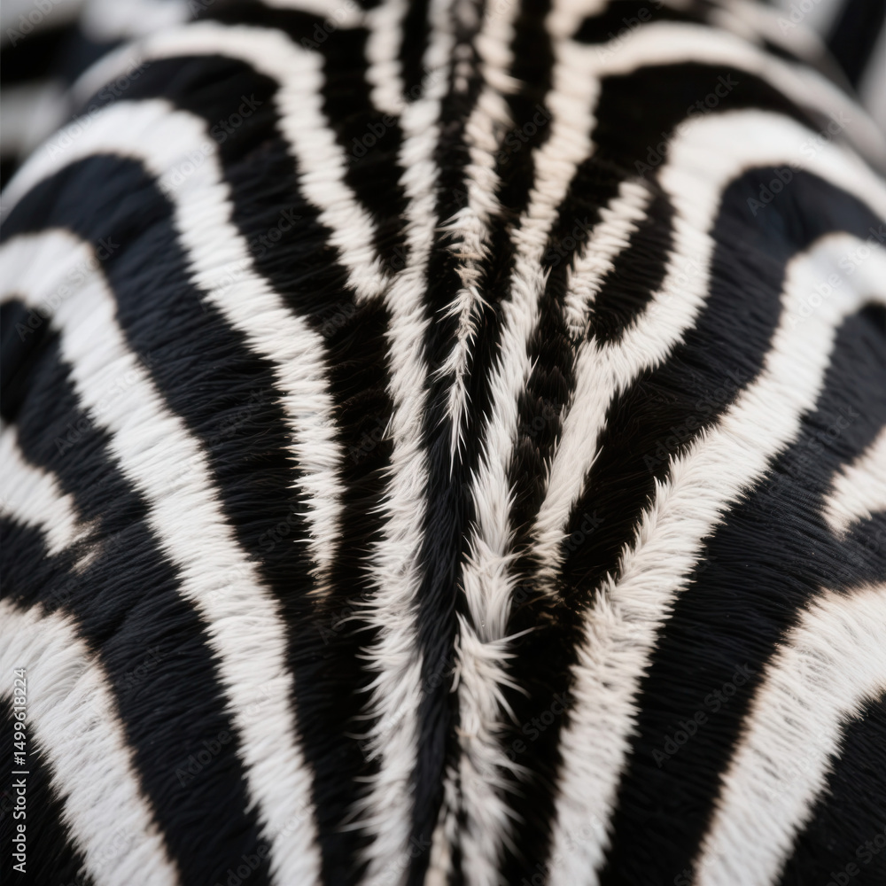 Natural Zebra Print: Close-Up of Animal Hide Pattern Natural Zebra Print: Close-Up of Animal Hide Pattern