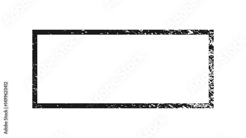 Grunge rectangle border
