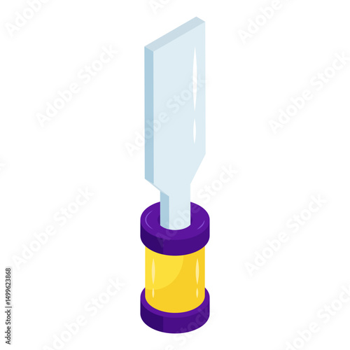 Trendy vector design of chisel