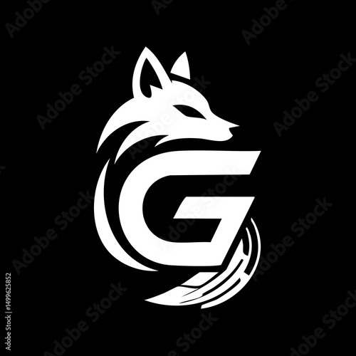 The Fox and Letter G Logo Icon Symbol Emblem
