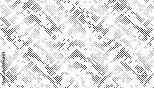 Black and white grunge pattern with diagonal lines effect for modern background or jersey design. Fully editable vector element. Vector Format Illustration 