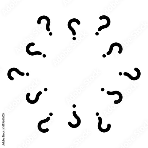 Signs of questions Sign question icon black color vector illustration image flat style