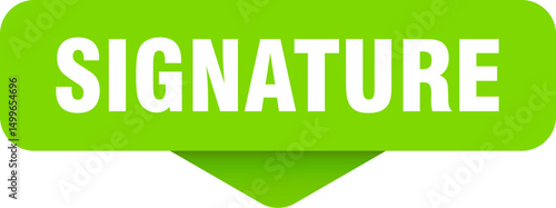 signature sticker. signature sign on transparent background