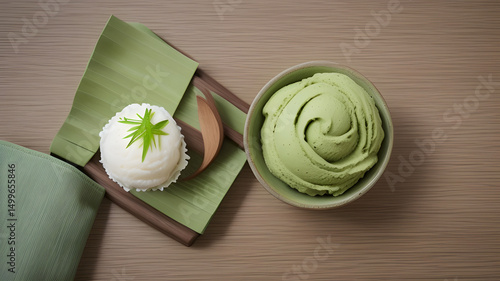 Green Ice Cream 