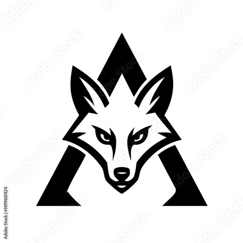 The Fox and Letter A Logo Icon Symbol Emblem