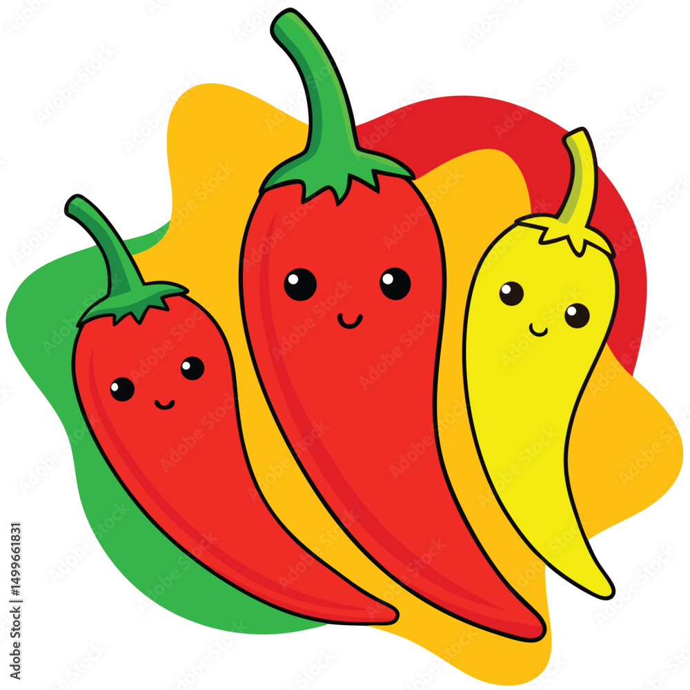 A variety of hot peppers ranging from red to yellow A variety of hot peppers ranging from red to yellow