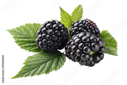 Dew-Kissed Ripe Blackberry Close-Up – Fresh Healthy Berry for Food & Wellness