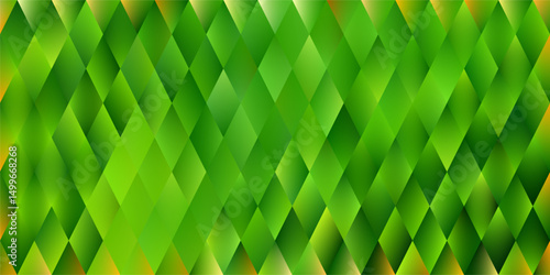 Green triangle background. Green diamond bg. Emerald backdrop.