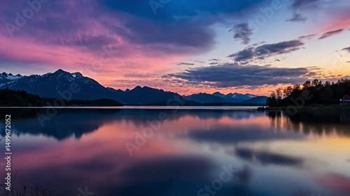 Wallpaper Mural Jasper's Awakening, Golden Rays Illuminating a Pristine Wilderness at the Break of Day Torontodigital.ca