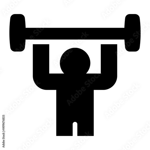 gym glyph icon
