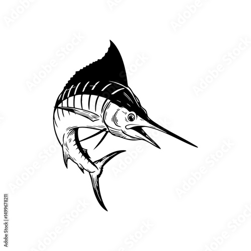 Majestic Marlin Leaping from the Ocean – Action Wildlife Photography
