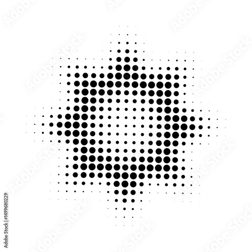 Pixel twinkling star. Sparcle, firework burst, y2k star, glitter halfton dot effect. Game art pixel design element. Vector pixel illustration