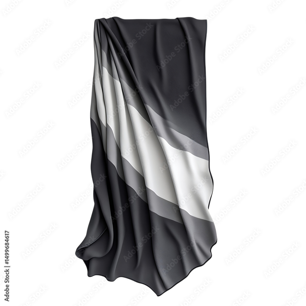Minimalist Beach Towel with a Large Smooth Monochrome Isolated on Transparent Background Minimalist Beach Towel with a Large Smooth Monochrome Isolated on Transparent Background