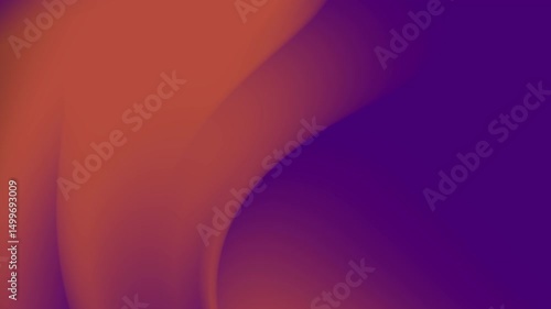 Dynamic abstract background with deep violet and vibrant orange gradient curves, blending modern motion with expressive color transitions for digital and creative design themes.