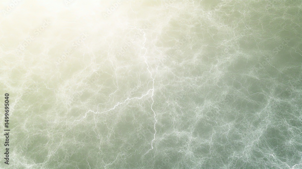 Fototapeta premium Green Lightning Texture Background.