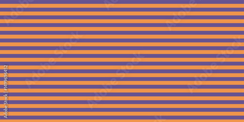 Striped background with stripes. Halloween background. Pattern in Halloween colors. Autumn party. Orange and violet colors. Colors are easily edited
