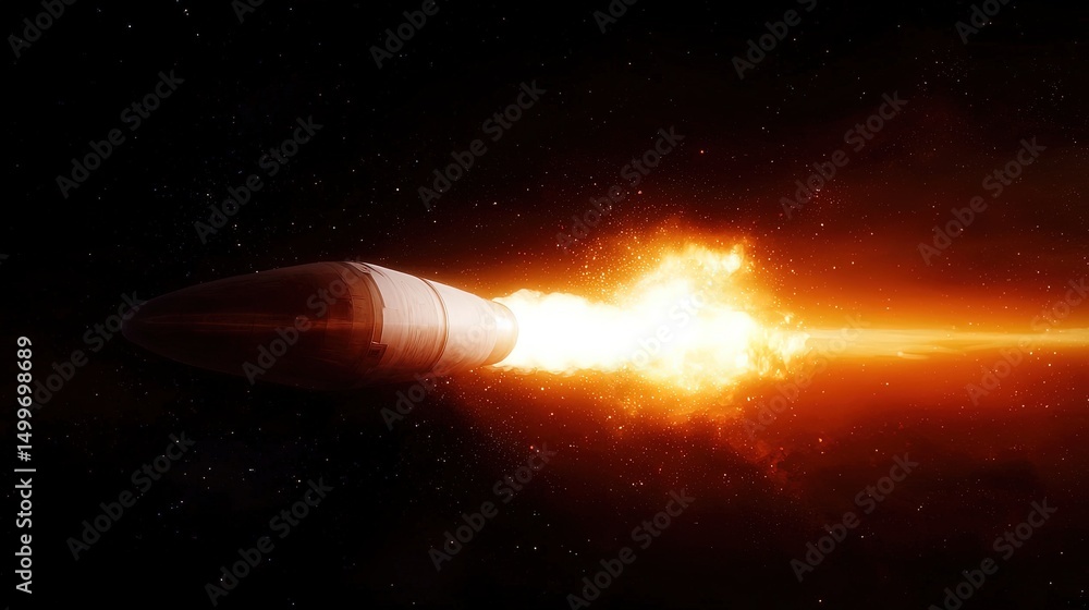 Rocket Launch in Space. (1) Rocket Launch in Space. (1)