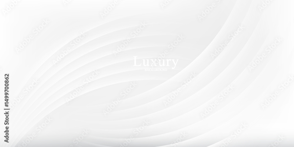 White abstract background with luxury gradient circle lines White abstract background with luxury gradient circle lines