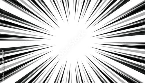 Abstract halftone manga comic zoom background