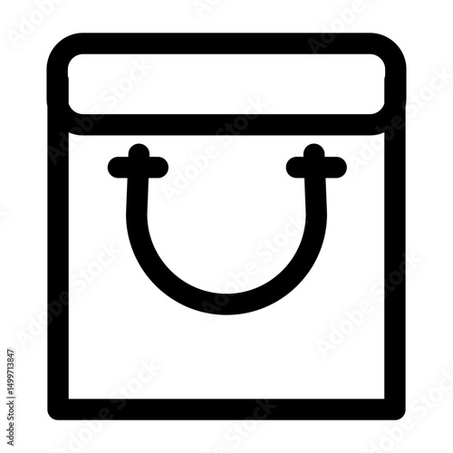 Paper bag icon