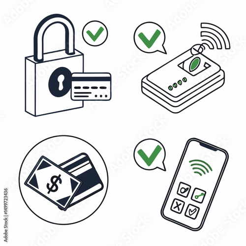 Secure online payment methods credit card security mobile banking