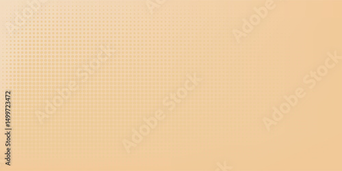 Abstract dots halftone brown color pattern gradient texture background.