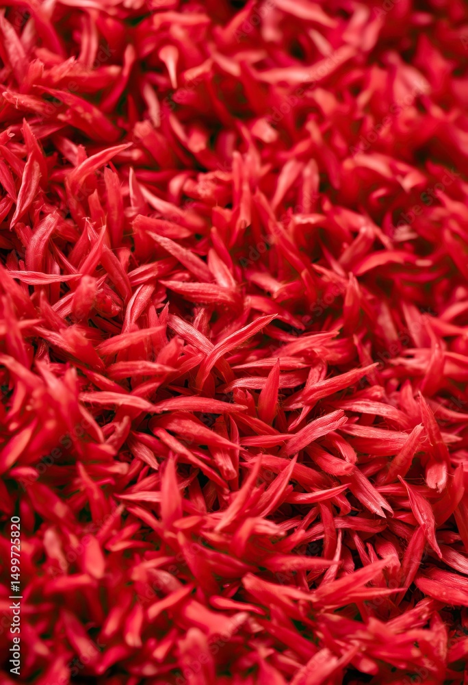 Fototapeta premium Close-up view of many small, dried flower petals.