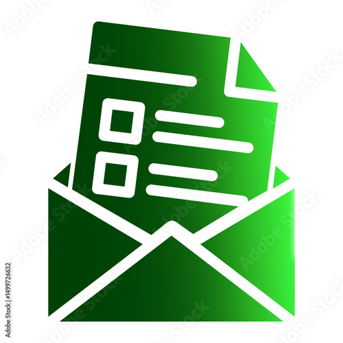 Simple envelope icon for mail communication. Great for messaging, email marketing, and contact platforms.