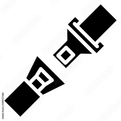 seatbelt vector icon