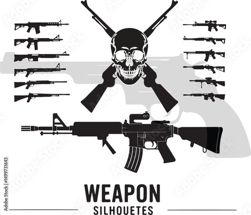 A powerful, symbolic image of a skull positioned within a target.
