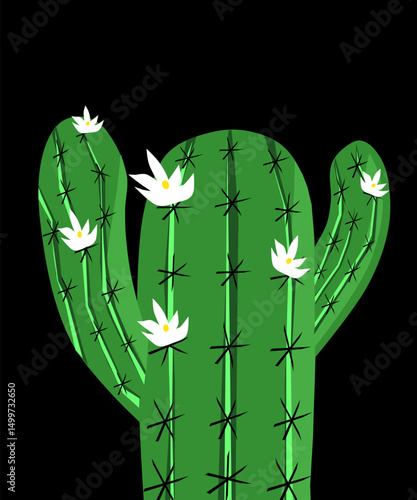 Kaktus wektorowy
