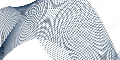 Abstract wave blend stripes lines white background. Vector curve line pattern mesh. Technology lines flow and motion energy blend.	
